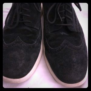 Cole Haan Black Suede White Soled LunarGrand- 10.5